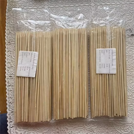 Amostra grátis direto da fábrica Espeto de bambu descartável de alta qualidade