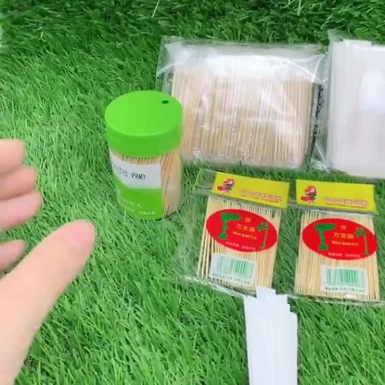 Palito de bambu ecológico para uso doméstico